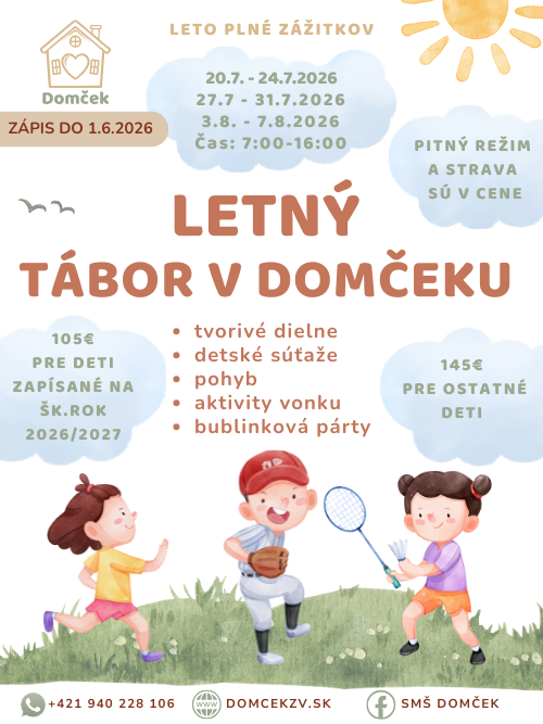 Letný tábor v Domčeku
